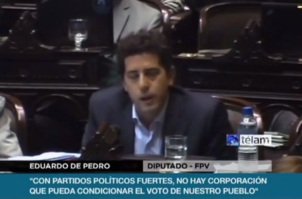 Wado de Pedro. Imagen: YouTube/Telam