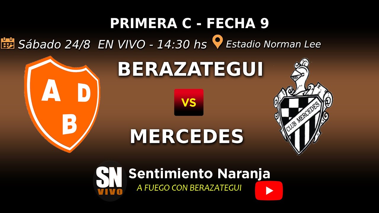 Berazategui vs. Mercedes EN VIVO - Primera C | Fecha 9 - Clausura 2024