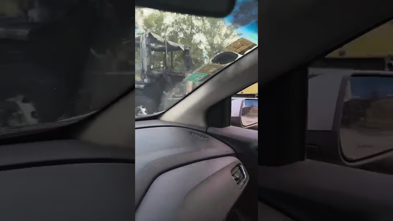 Se incendió un camión en Ruta 41.