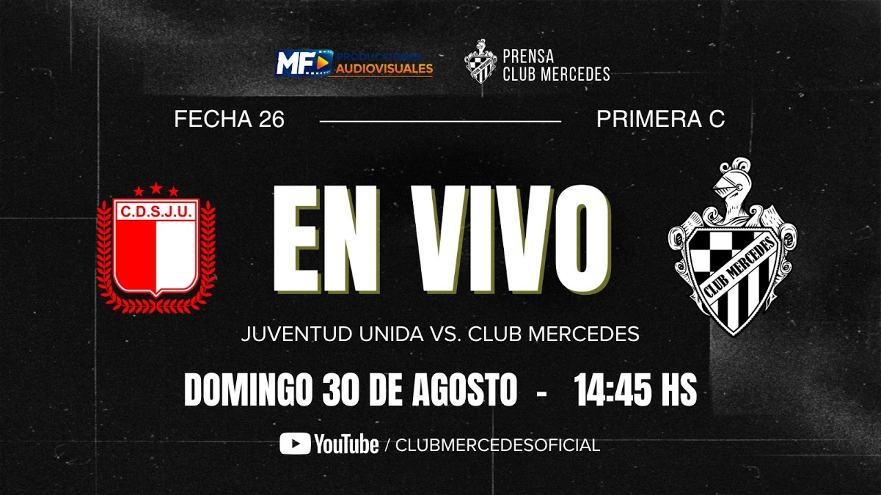 Vivo: Juventud Unida vs Club Mercedes