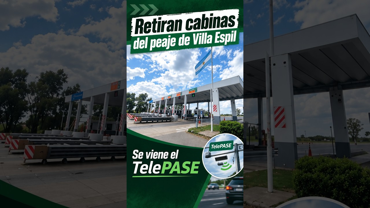 Se viene el Free Flow en el peaje de Villa Espil | Gentileza Infociudad.com