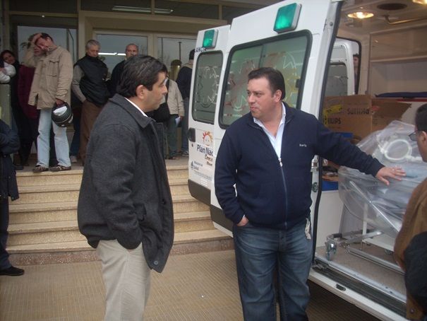 Juan Pablo López junto a Príncipi Juan Pablo López junto a Príncipi