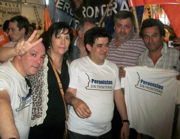 Melo-Arlia Marcelo Melo junto al Ministro Arlía en "Peronistas sin Frontera"