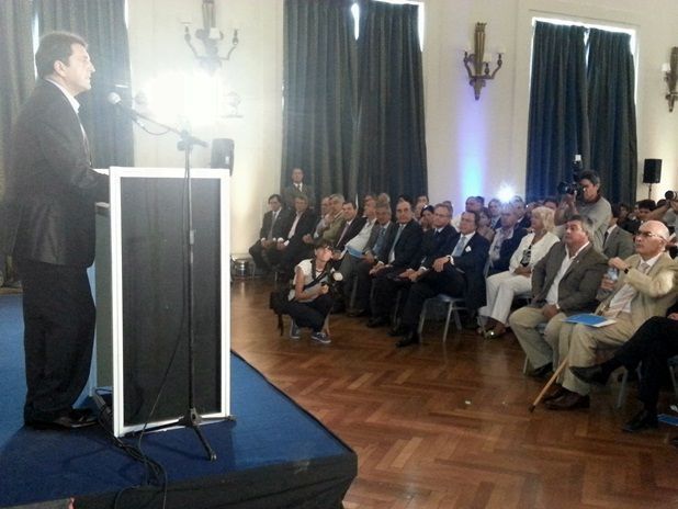 Selva, Massa, Scioli en Mar del Plata