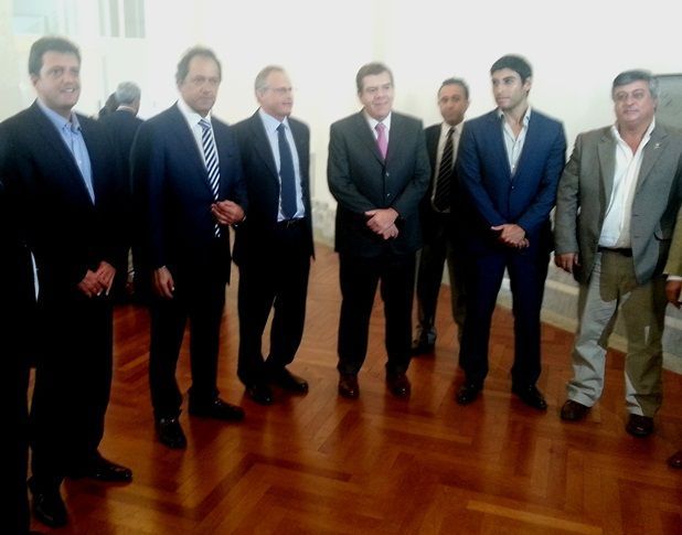 Selva, Massa, Scioli en Mar del Plata