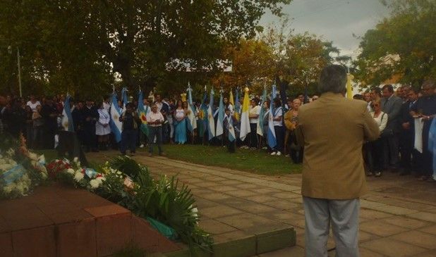 Carlos Selva, acto por Malvinas