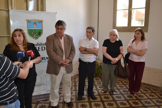 Consejo Escolar Mercedes. Esla Capurro, Carlos Selva, Maggie Oliva, Fernando Pachiani