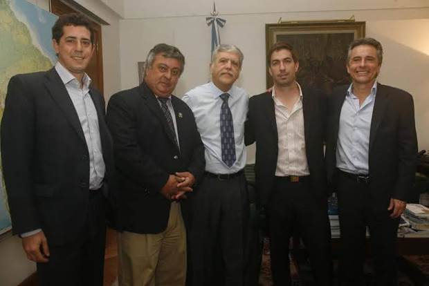 Wado de Pedro, Carlos Selva, Alberto España, Juan Ustarróz, Julio De Vido wado-selva-españa-ustarroz-devido