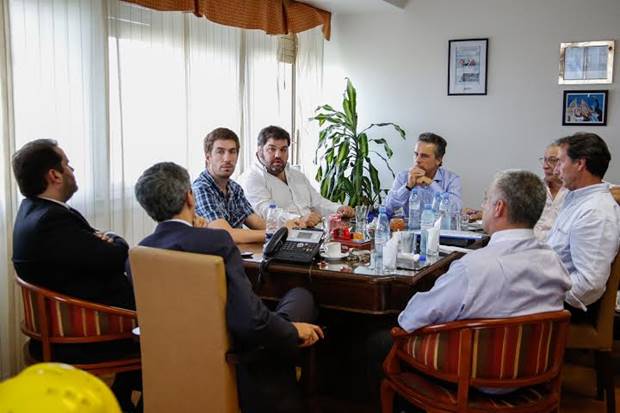 Cooperativa Levín, Juan Ustarroz, Alberto España Cooperativa.Levin.Reunion.Ustarroz.España