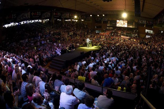 Sabrina Selva, Sergio Massa ActoMassa-SanMartin