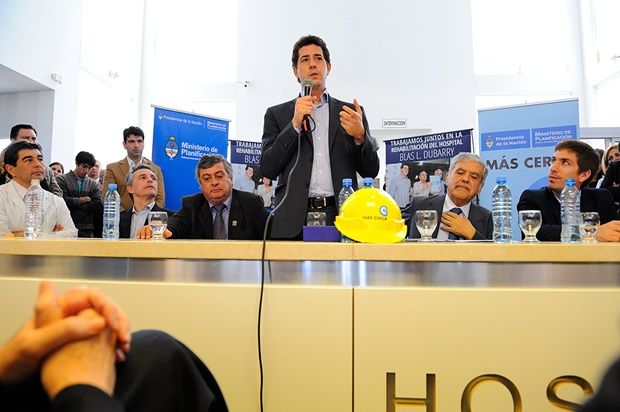 Eduardo "Wado" De Pedro, inauguración obras Hospital Mercedes Inauguración-Dubarry030
