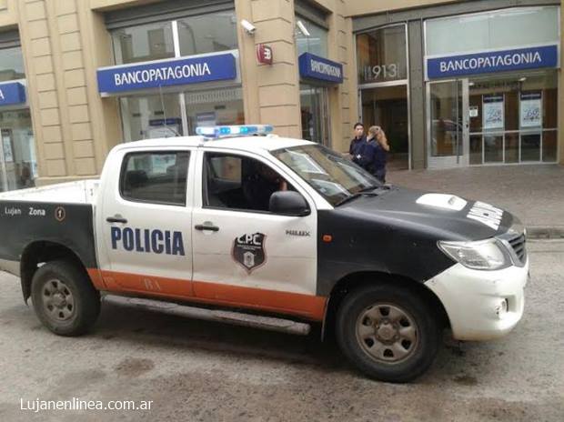 Robo Banco Patagonia Luján, robo grupo comando Patagonia-Robio-FotoLEL