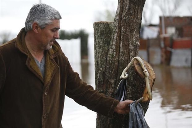 Inundación 2015, la peor de los últimos 25 años en Mercedes oscarvillalba-lanacion