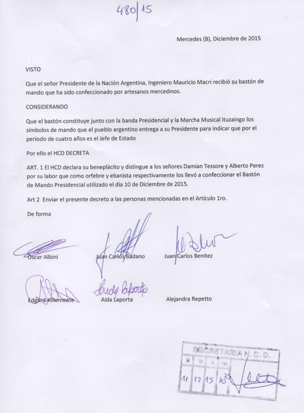 Decreto-Albini-Mando-Baston