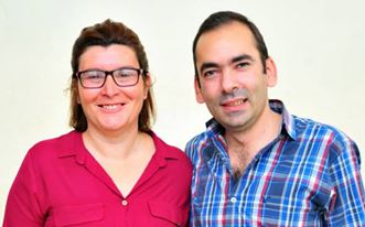 Darritchon junto a Lucas Fal, representantes Cambiemos Mercedes