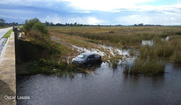 Frenó justo antes del Arroyo