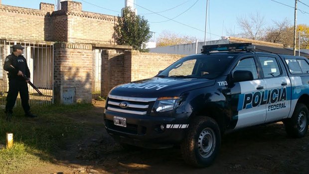Participación de la Policía Federal de Mercedes