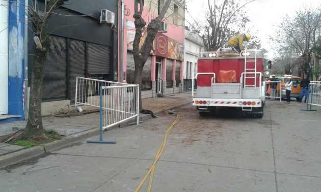 Actividad de bomberos el viernes por la tarde