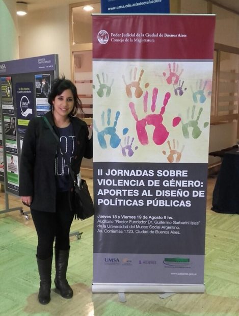 María José Piacentini, integrante de la Coordinación de Derechos Humanos