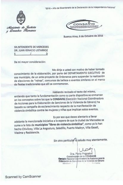adhesión ministerio de justicia concursos de belleza