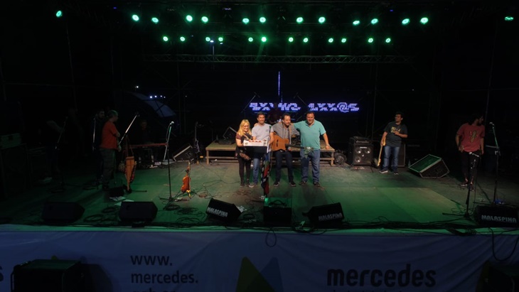 Bruno Arias sobre el escenario