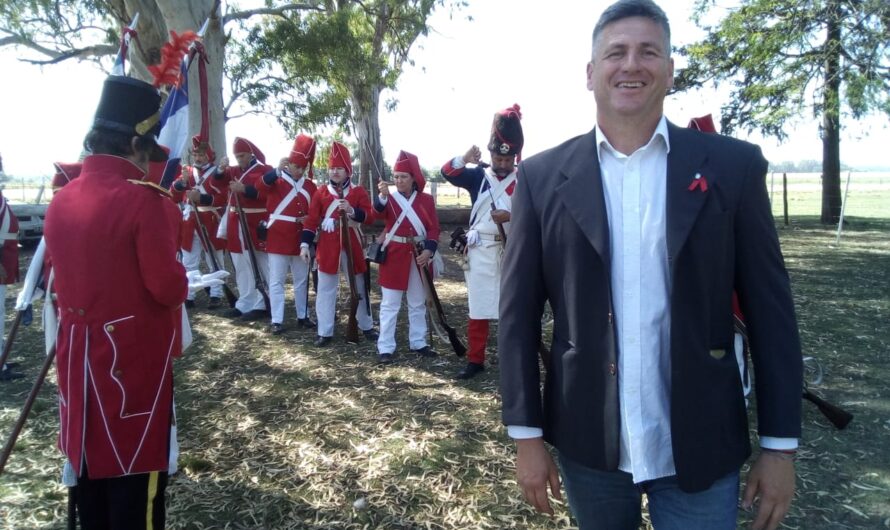 Presencia mercedina en acto de soberanía en San Andrés de Giles