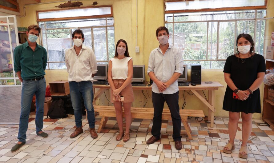 Hospital realiza donación para sede del Mercedes Aprende Unida en la BioConstrucción del Peñaloza