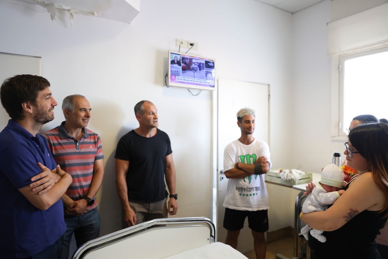 primer bebé de 2024 en Mercedes