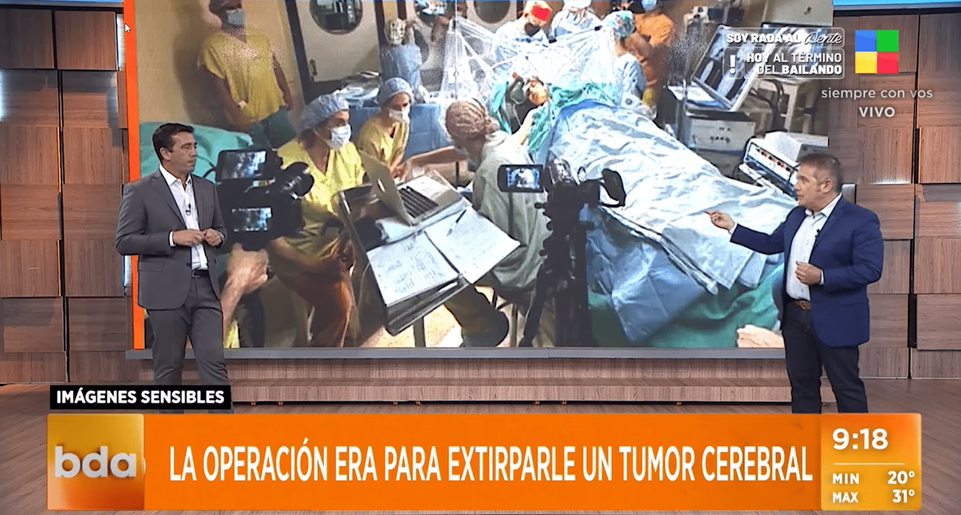 Dubarry en televisión nacional