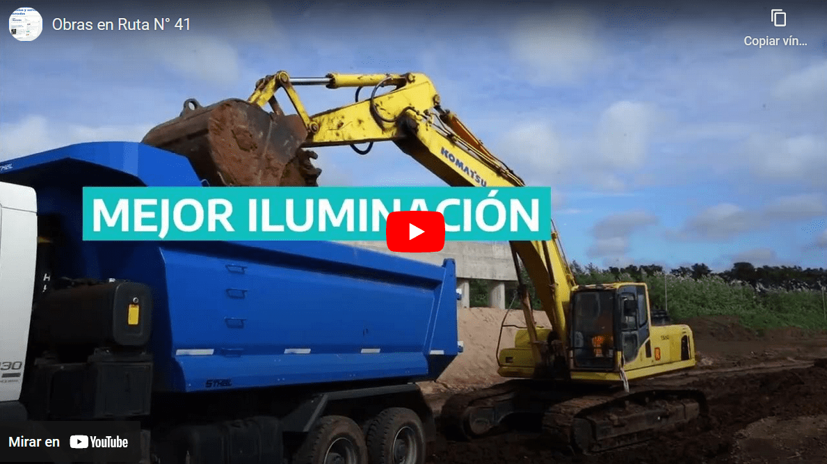 Obras ruta 41 - Axel Kicillof