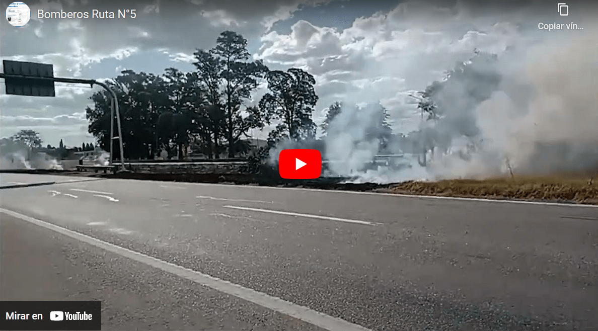 Fuego en Ruta 5 Mercedes