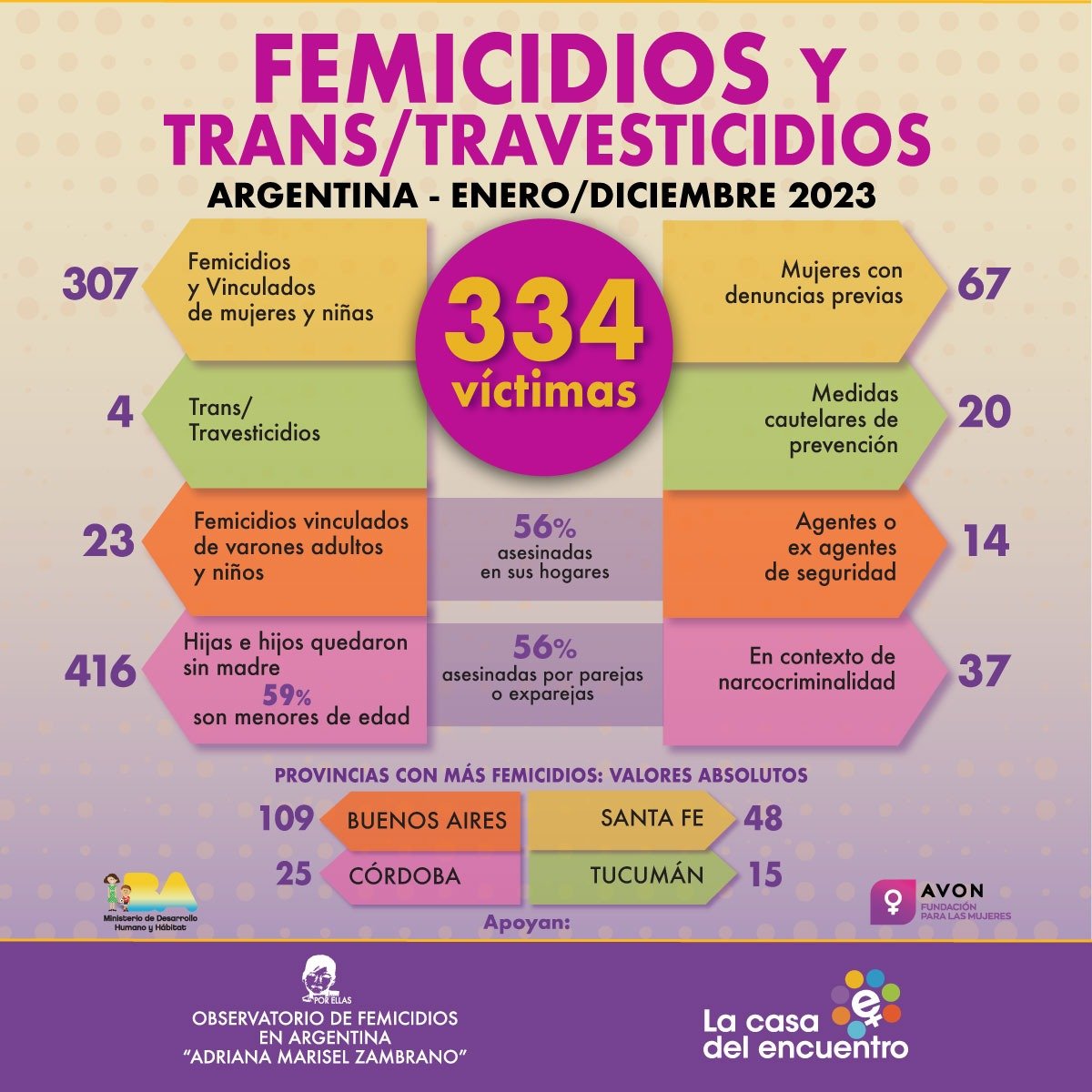 Femicidios en Argentina 2023