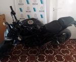Recuperan moto robada