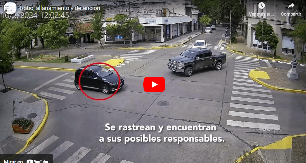 Roban en Mercedes y los detienen tras allanamiento en La Matanza (Video)