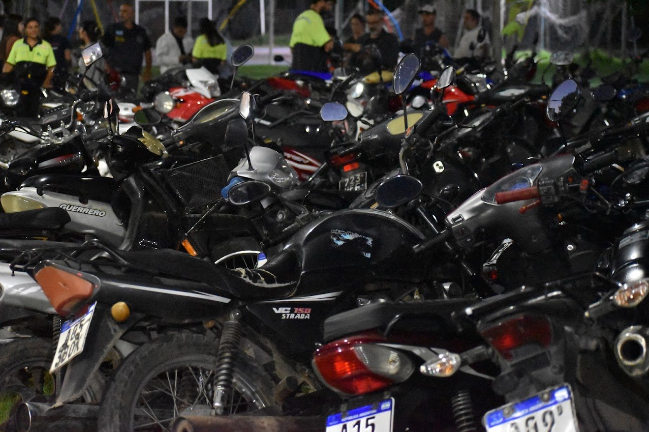 Más de 70 motos secuestradas en amplio operativo de seguridad en zona de La Trocha