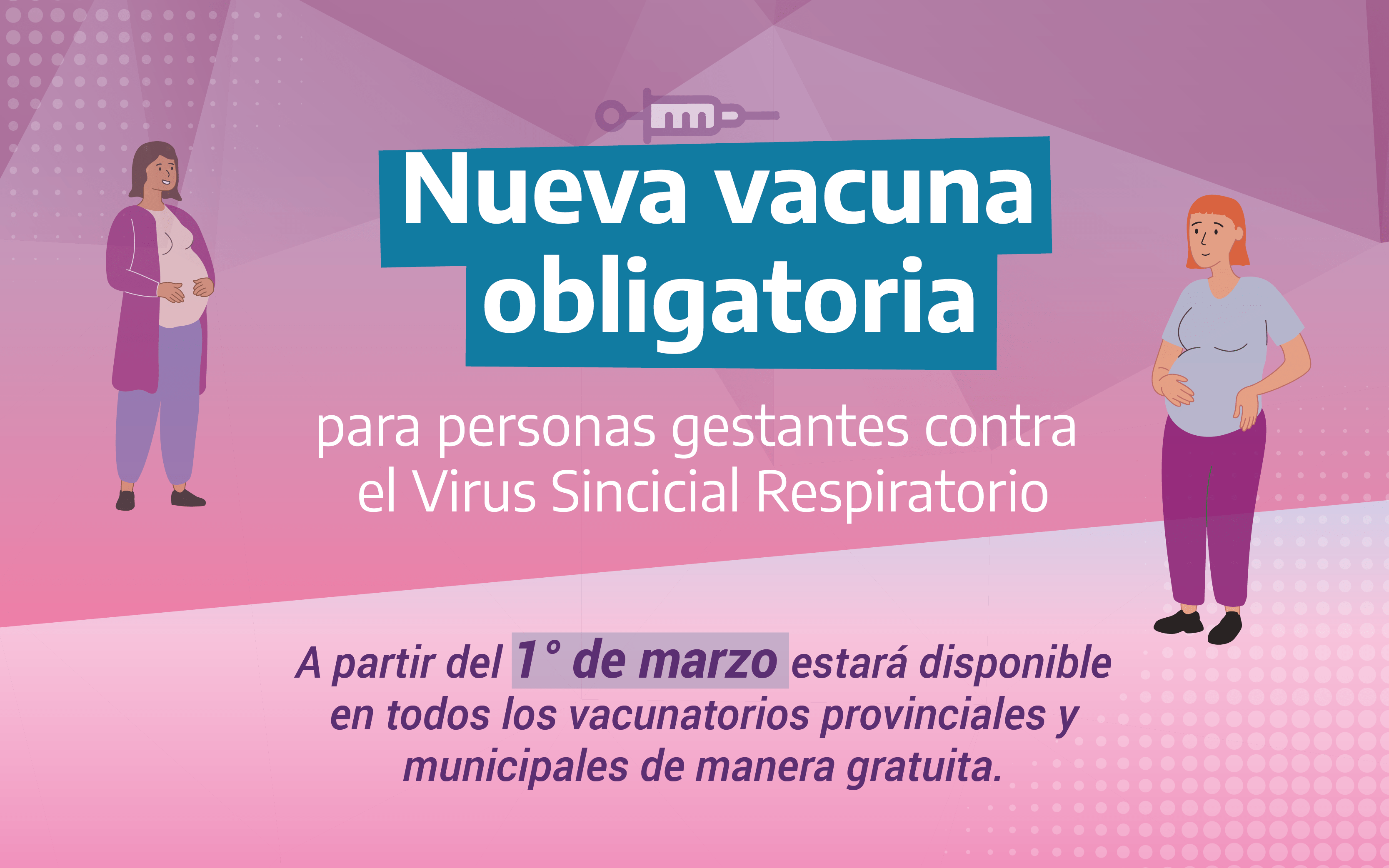 Nueva vacuna obligatoria para personas embarazadas en la Provincia de Buenos Aires