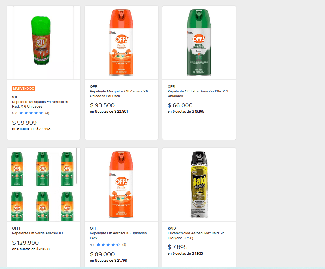 Sin libre mercado: en Mercedes sólo podés comprar dos repelentes