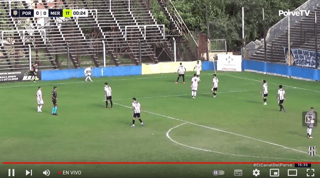 Mirá en vivo Club Mercedes vs El Porvenir