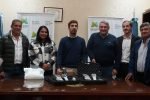 Ustarroz recibió al ministro de transporte de la provincia que trajo equipamiento para seguridad vial