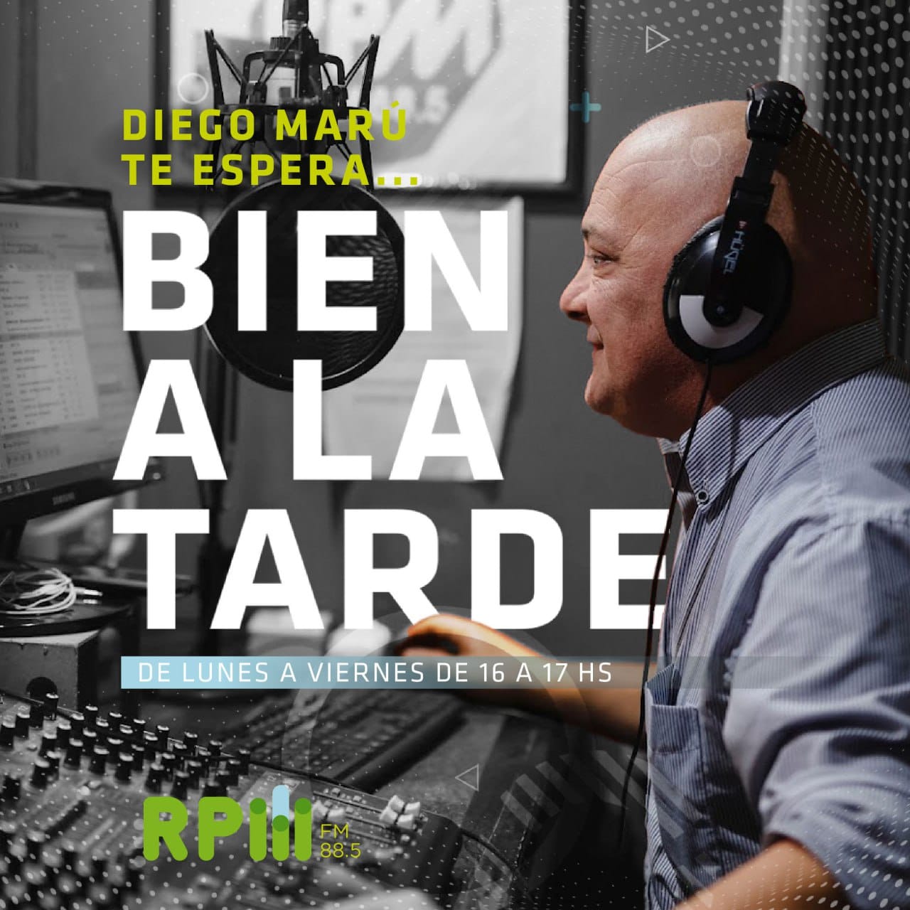 Diego Marú y una nueva propuesta en la tarde de la radio