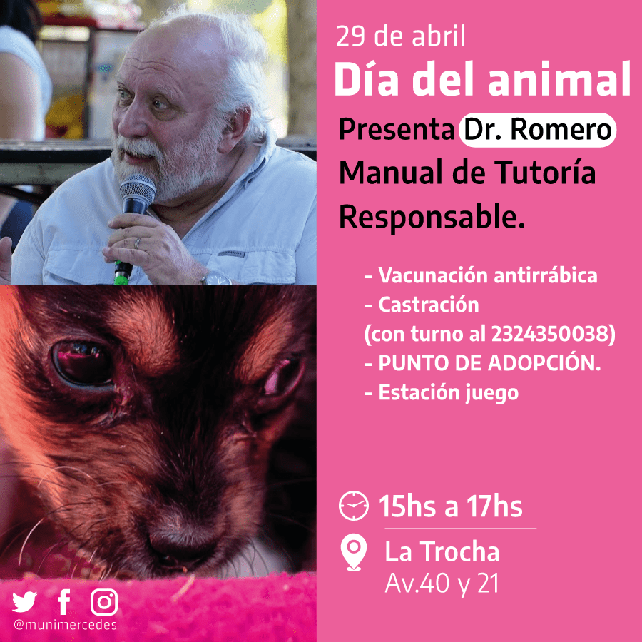 El Día del Animal con actividades y el Dr Romero en La Trocha