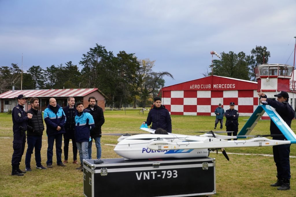 Seguridad: provincia incorpora en Mercedes drone  de alta tecnología para prevención y control