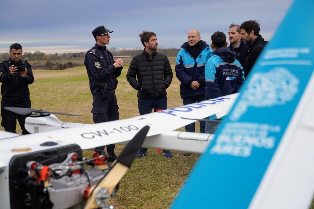 Seguridad: provincia incorpora en Mercedes drone  de alta tecnología para prevención y control