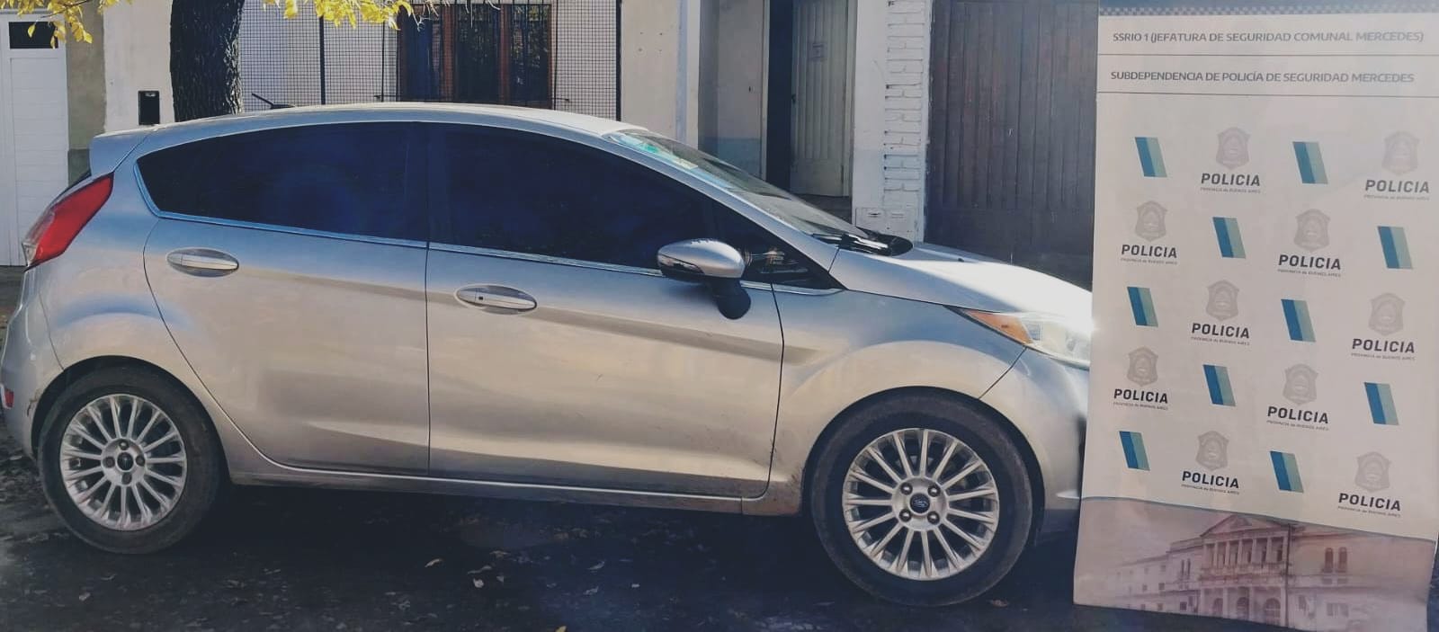 Detenido en ingreso a Mercedes por circular en auto con pedido de secuestro