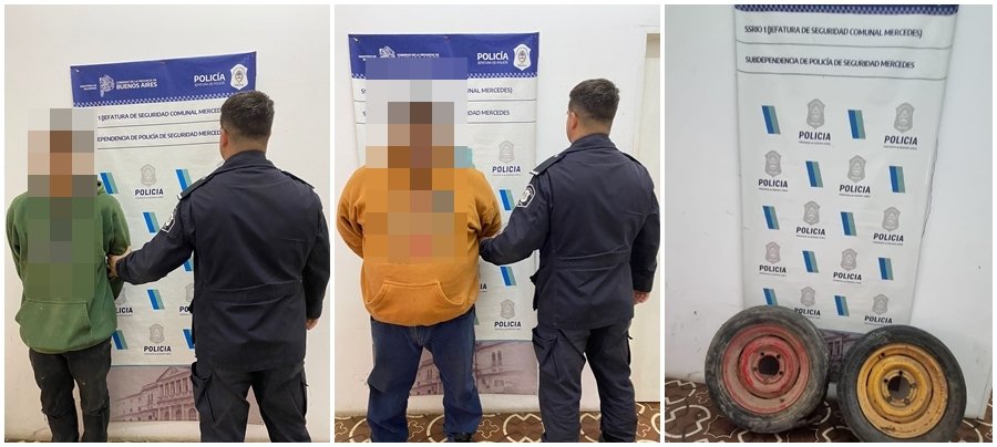 Robaron “La gallinita” y fueron detenidos por la Policía