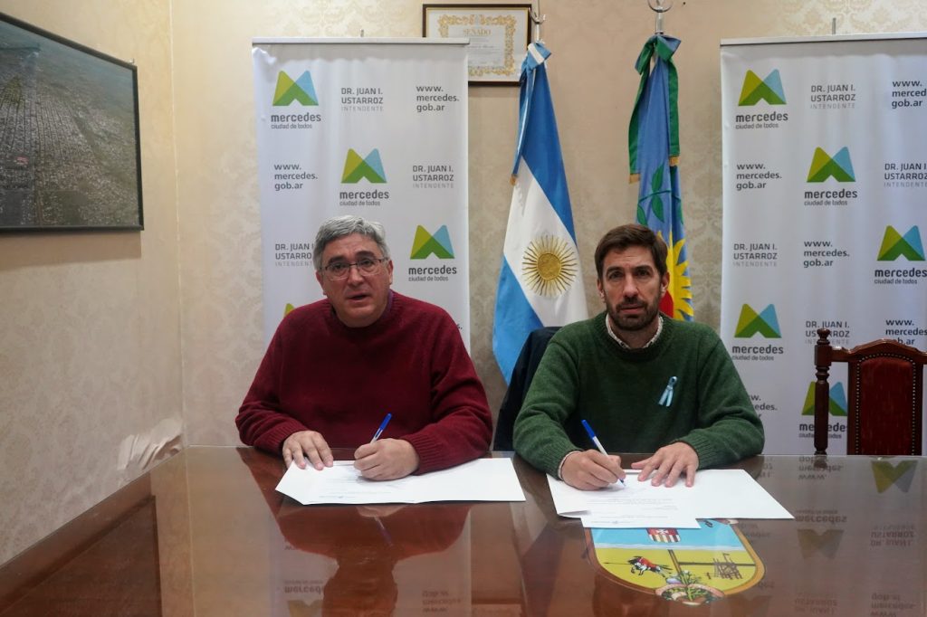Ustarroz firma importante convenio con Ministerio de Agricultura de la Provincia