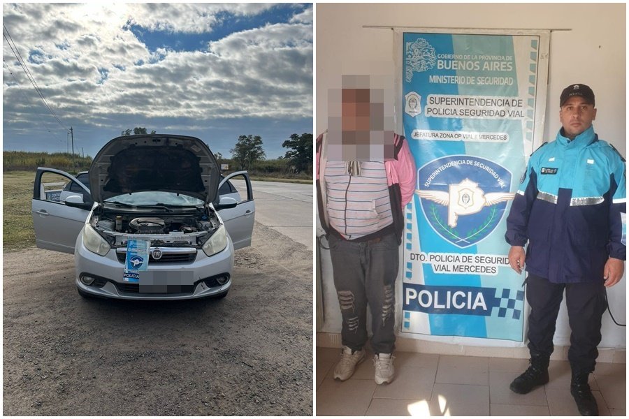 Recuperan auto en control de acceso a Mercedes