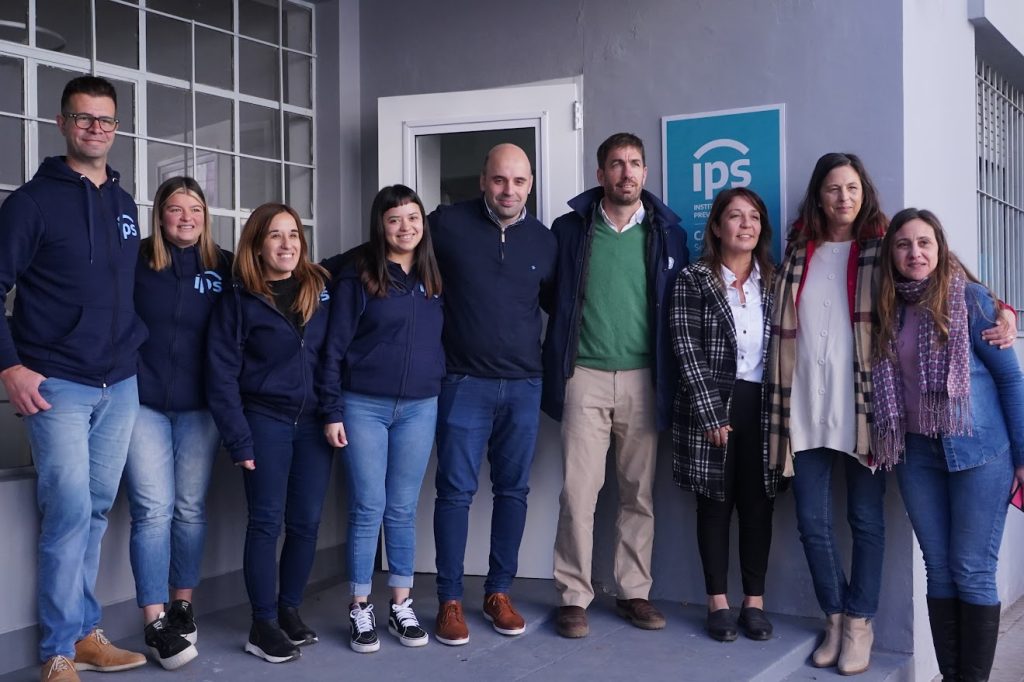 Ustarroz y Moretti inauguran oficinas regionales del IPS en Mercedes