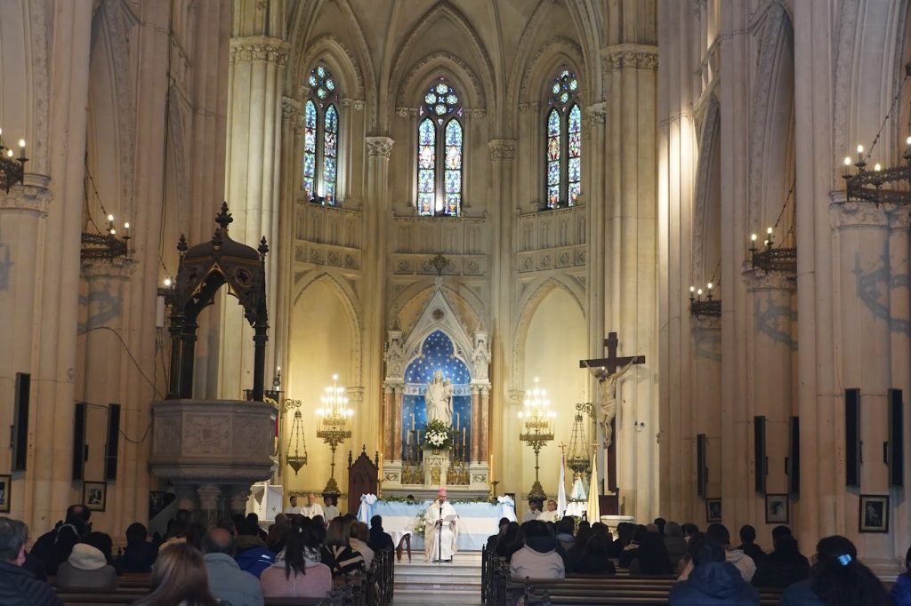 Ustarroz participó del tradicional Te Deum patrio oficiado por + Jorge Eduardo