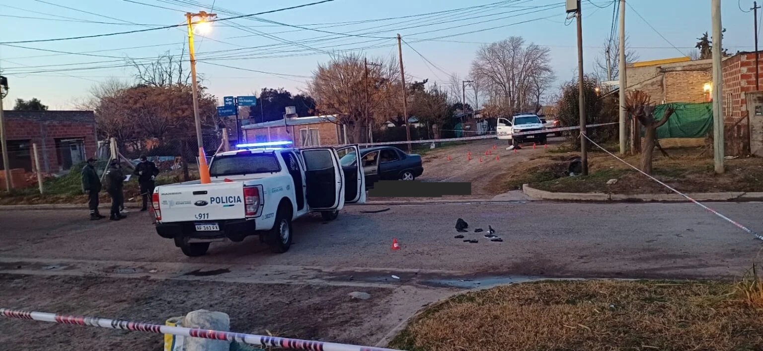 Giles: policía herido y hombre muerto en tiroteo